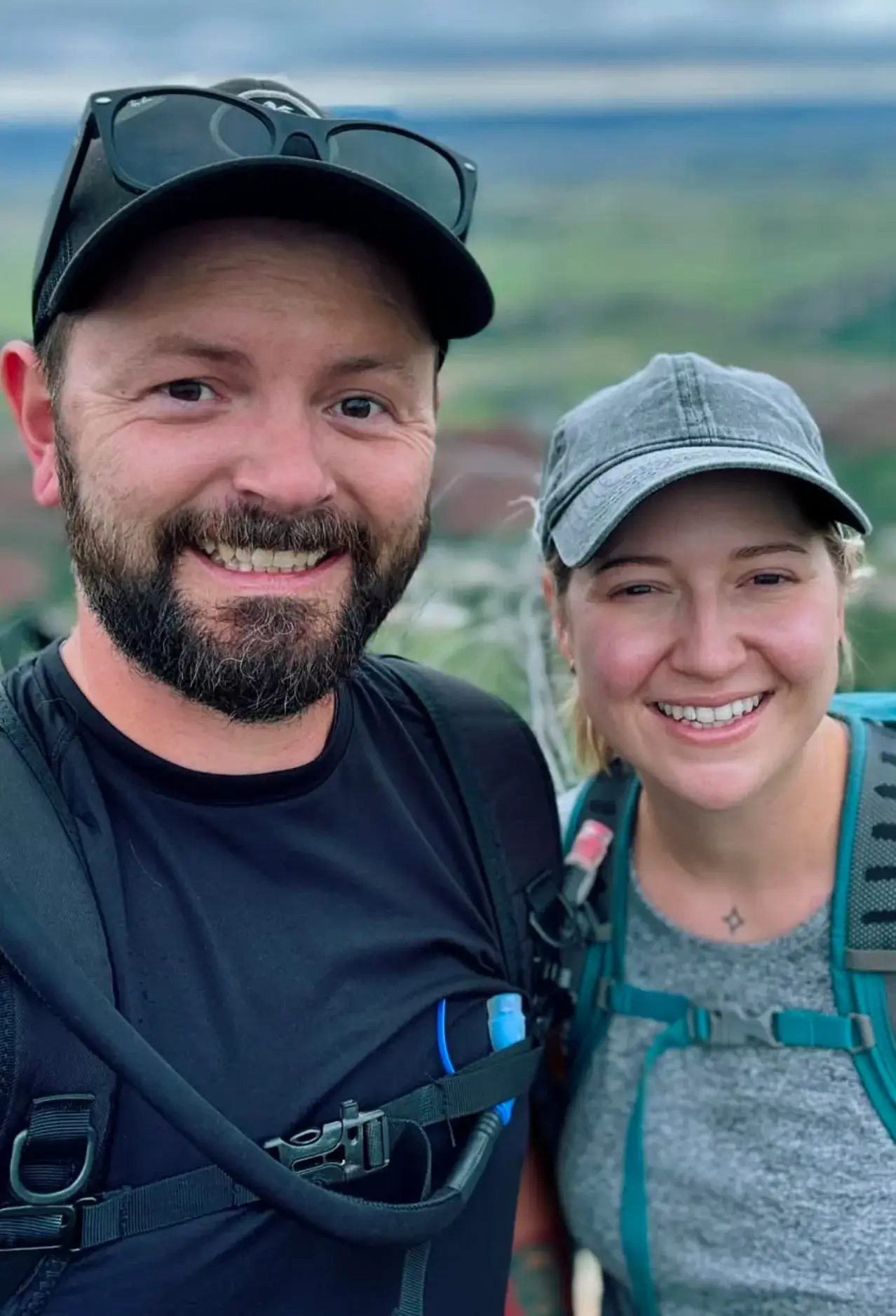 Summit Golf Lab owner Justin Sawyer on a Colorado hike
